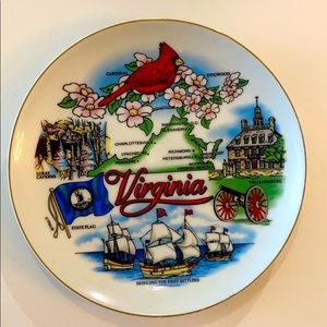 Decorative Virginia State plate